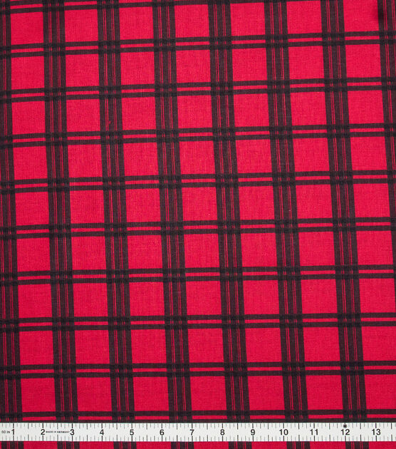 1 inch Red Black Checker Collar